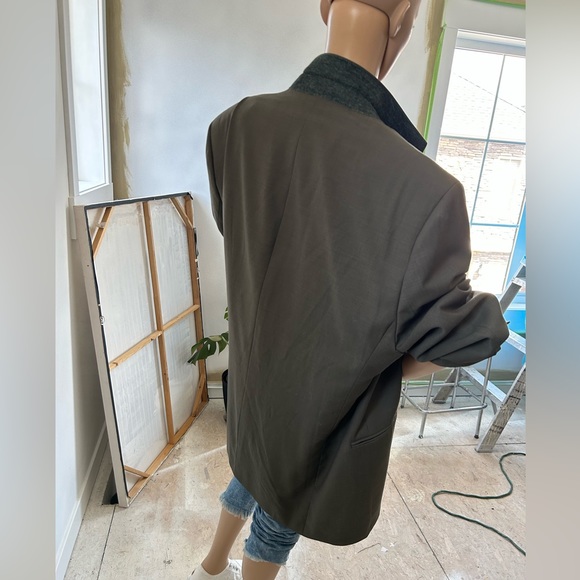 Blazer, Green, Oversized, - Picture 7 of 12